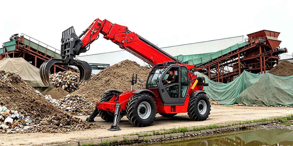 HT3510 Telehandler: 10.6 m Reach, 3.5 Ton Capacity for Construction and Industrial Sites