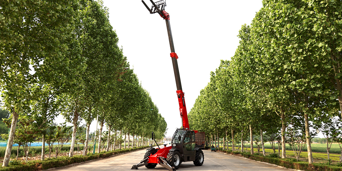 HAMAC HT3510 Telehandler Supports Mid‑Rise Commercial Building Project