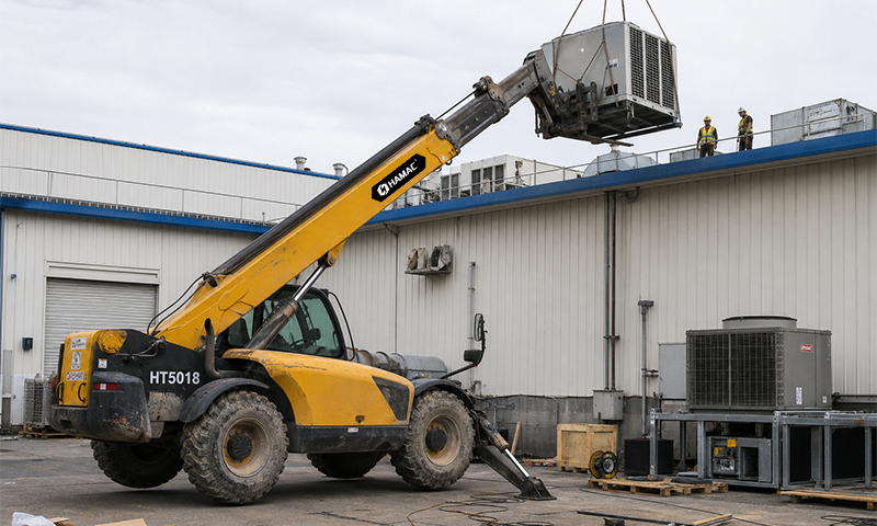 HT4014 Telehandler Shipped to a Philippine Logistics Warehouse for High-Level Pallet Handling