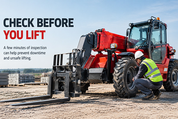 Telehandler Safety Checklist: Daily Inspection Before Every Shift | HAMAC