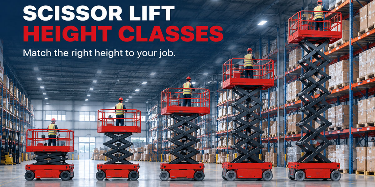 How to Choose the Right Scissor Lift by Working Height | HAMAC