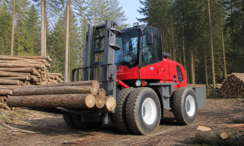 HAMAC 5 Ton Dual‑Tire Articulated All Terrain Forklift for Heavy‑Duty Rough Terrain Work