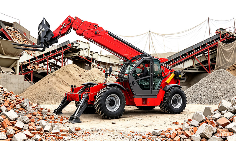 HT3510 Telehandler: 10.6 m Reach, 3.5 Ton Capacity for Construction and Industrial Sites
