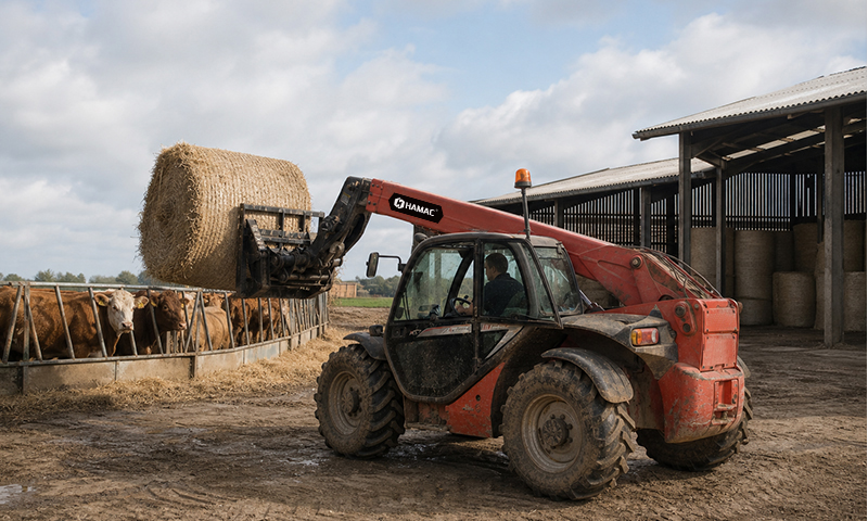 Accesorios para manipuladores telescópicos destinados a la construcción y la agricultura