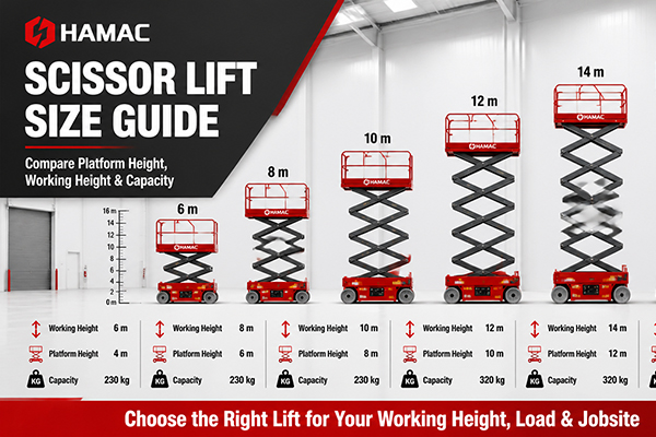 Scissor Lift Sizes Explained: Platform Height, Working Height and Capacity